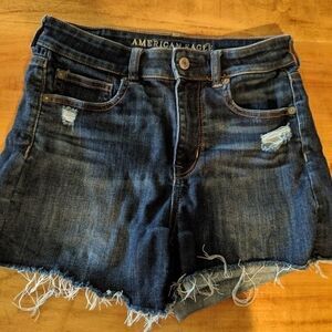American Eagle shorts super high rise shortie 2